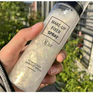 Xịt khoá nền & bắt sáng căng bóng makeup spray .