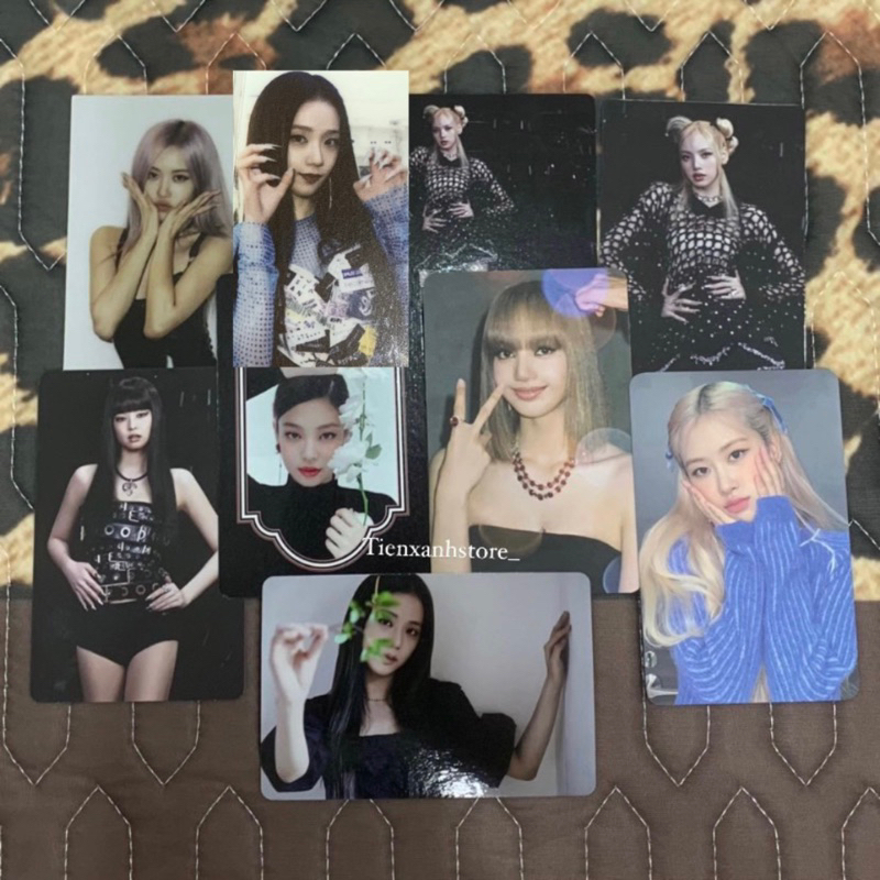 Bộ ảnh thẻ card Blackpink Lisa Jennie Rosé Jisoo