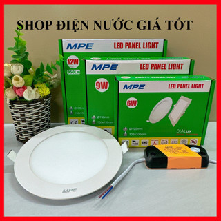 Đèn led âm trần mpe 18w/12w/9w/6w rpl bảo hành 2 năm đổi mới