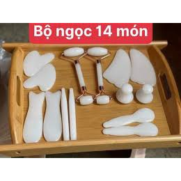 Bộ Ngọc Thạch 14 Món Massage Cạo Gió Cao Cấp Spa Dưỡng Sinh