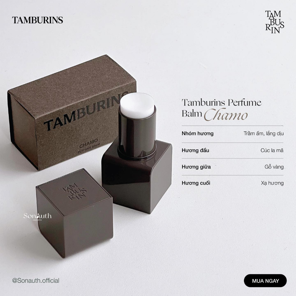 Nước hoa sáp Tamburins Perfume Balm 6.5g