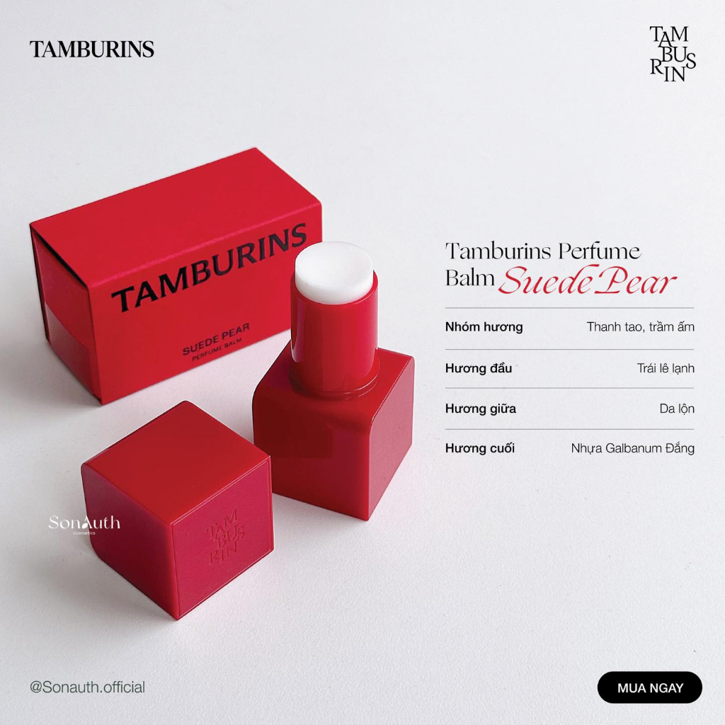 Nước hoa sáp Tamburins Perfume Balm 6.5g