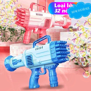 Súng bắn bong bóng, súng phun bong bóng 32 nòng siêu hot