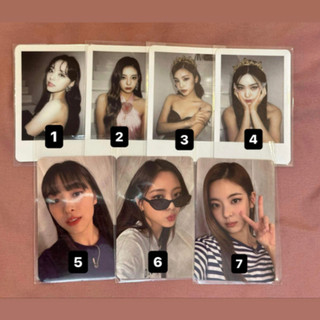Bộ ảnh thẻ bo góc card nhóm nhạc hàn quốc ITZY official
