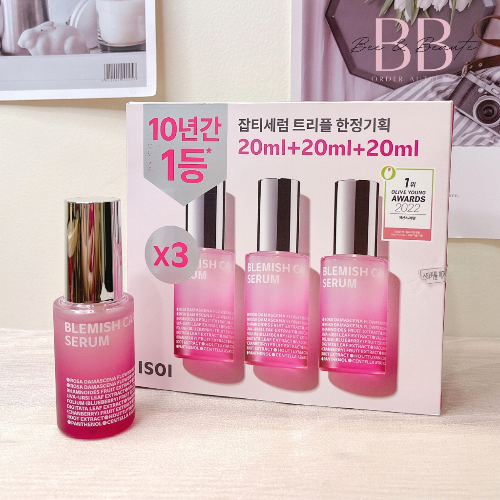Serum ức chế thâm nám Bugarian Blemish Care ISOI Hàn