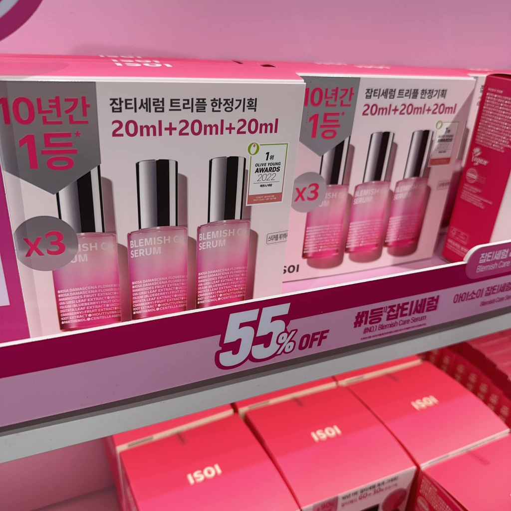 Serum ức chế thâm nám Bugarian Blemish Care ISOI Hàn