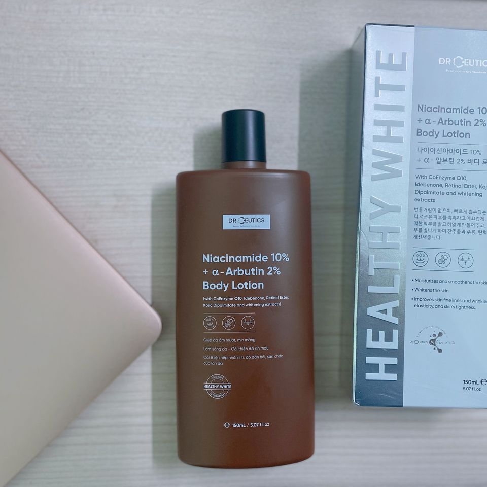 SỮA DƯỠNG THỂ TRẮNG DA DRCEUTICS HEALTHY WHITE BODY LOTION 150ML - 15773