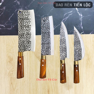 💝 Bộ dao nhà bếp 4 món cao cấp vân nổi chống dính HOT - Dụng cụ nhà bếp