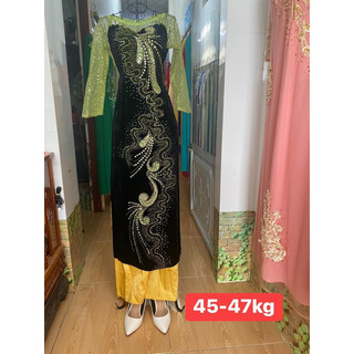 Áo Dài Nhung Cho Mẹ