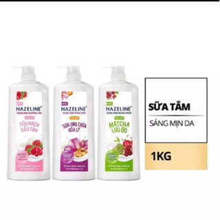Sữa Tắm Dưỡng Sáng Da Hazeline Yến mạch /matcha/ ông chúa 1kg