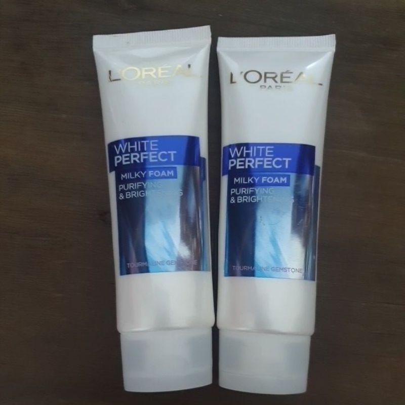 Combo 2 sữa rửa mặt làm trắng da L'oreal White perfect