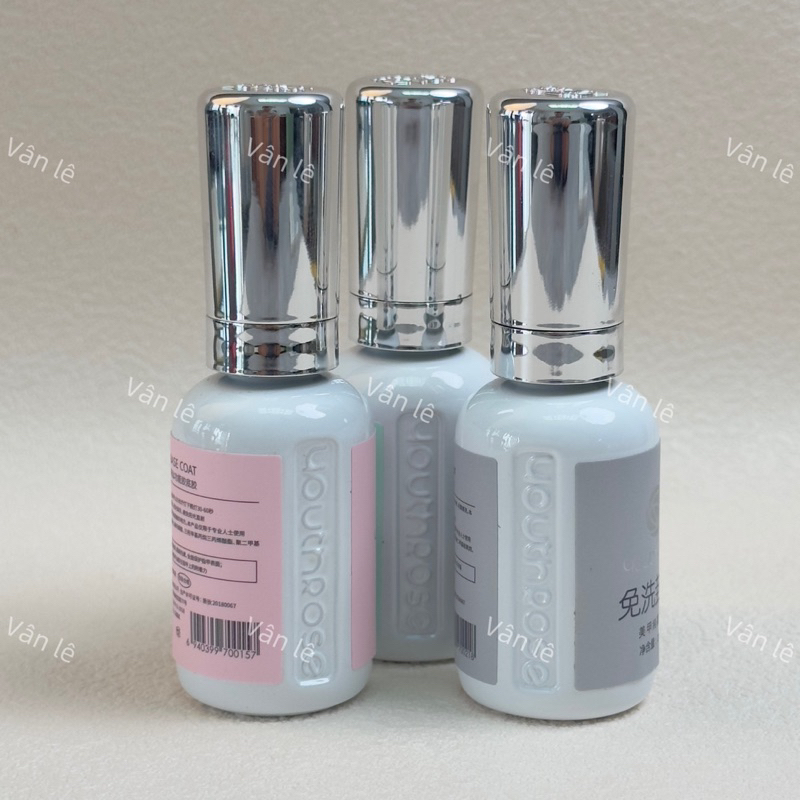 Sơn gel base top cứng móng hoa hồng 15ml và 20ml