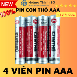 Pin con thỏ, pin tiểu aa & pin đũa aaa 1.5v, hàng chính hãng