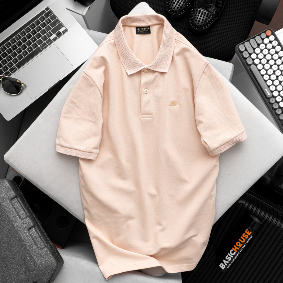 Áo POLO Nam Xuất Dư Xịn, Áo POLO Cao Cấp Vải 100% Cotton, Chuẩn Form, Sang Trọng - Lịch Lãm 4 Màu - BASICHOUSE