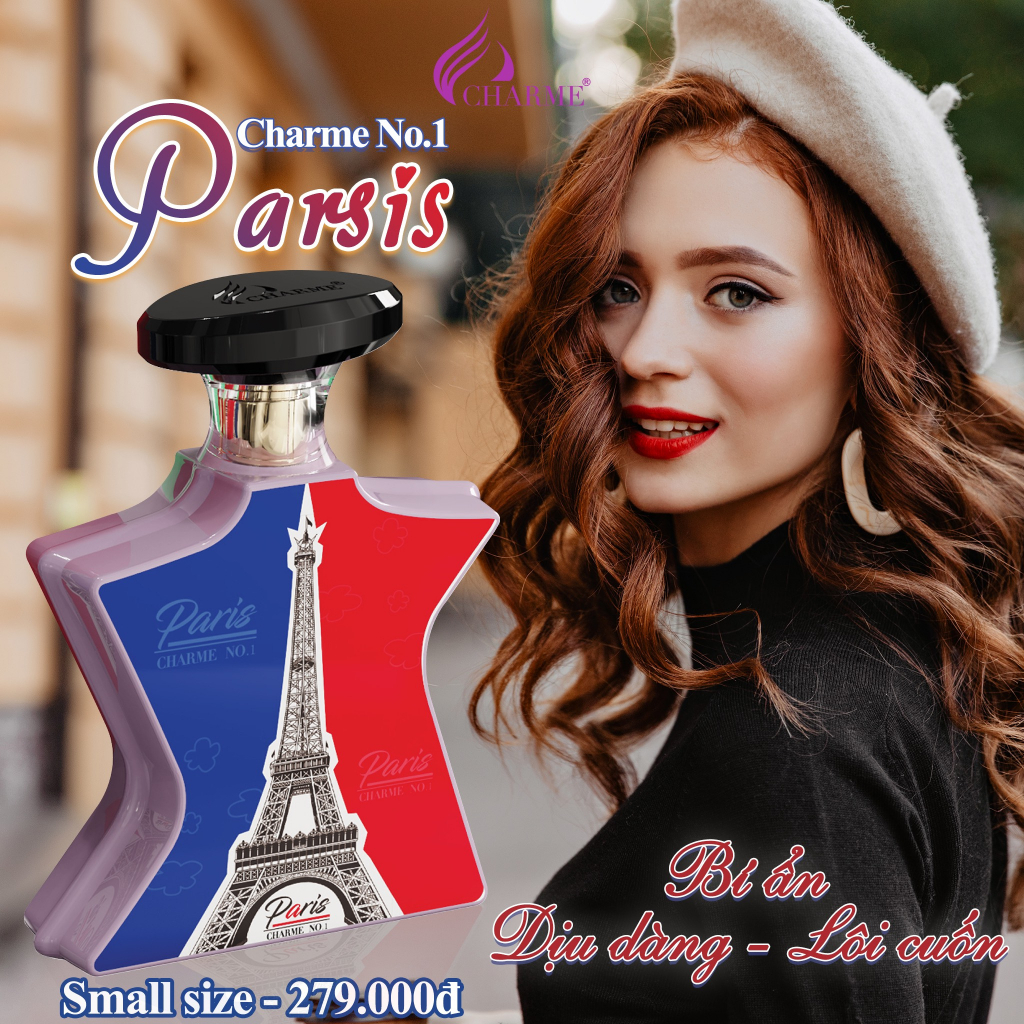 NƯỚC HOA CHARME NO.1 MINI SIZE 10ML► Charme No.1 Paris - For Her