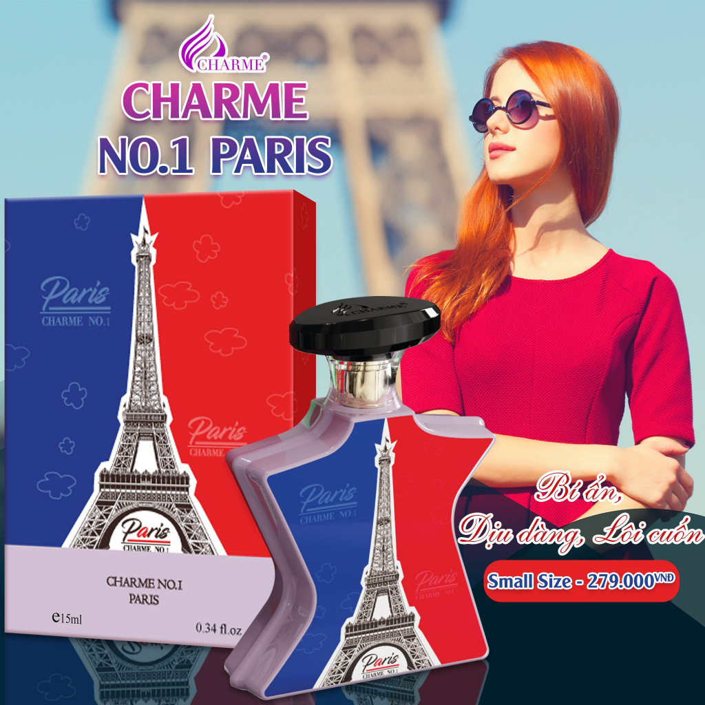 NƯỚC HOA CHARME NO.1 MINI SIZE 10ML► Charme No.1 Paris - For Her