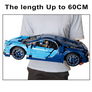 Đồ chơi Lắp ghép Mô hình Mô Hình Siêu Xe High-tech Bugattied 96000
