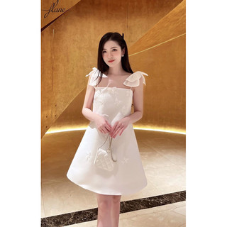 Váy Dự Tiệc 2 Dây Hoa 3D