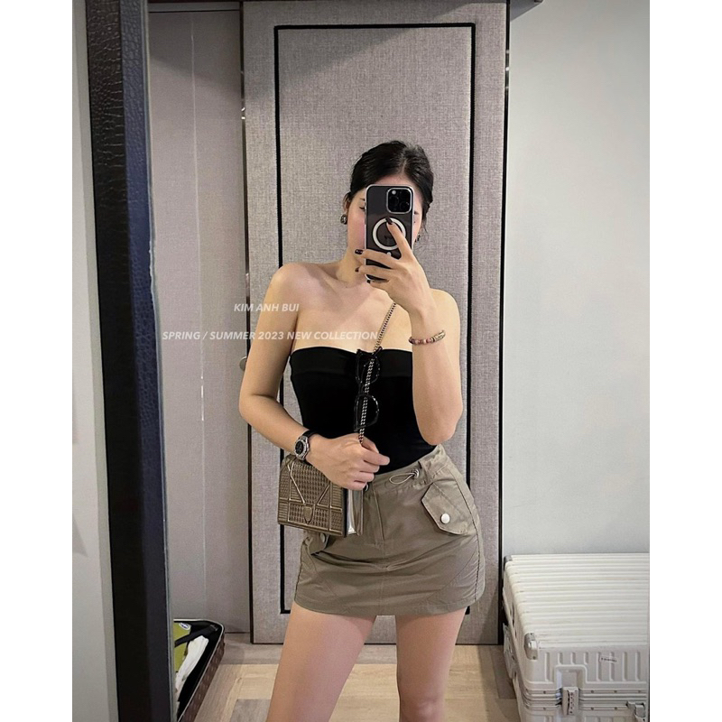 Set áo quây kèm chân váy siêu hot Kim Anh Bùi