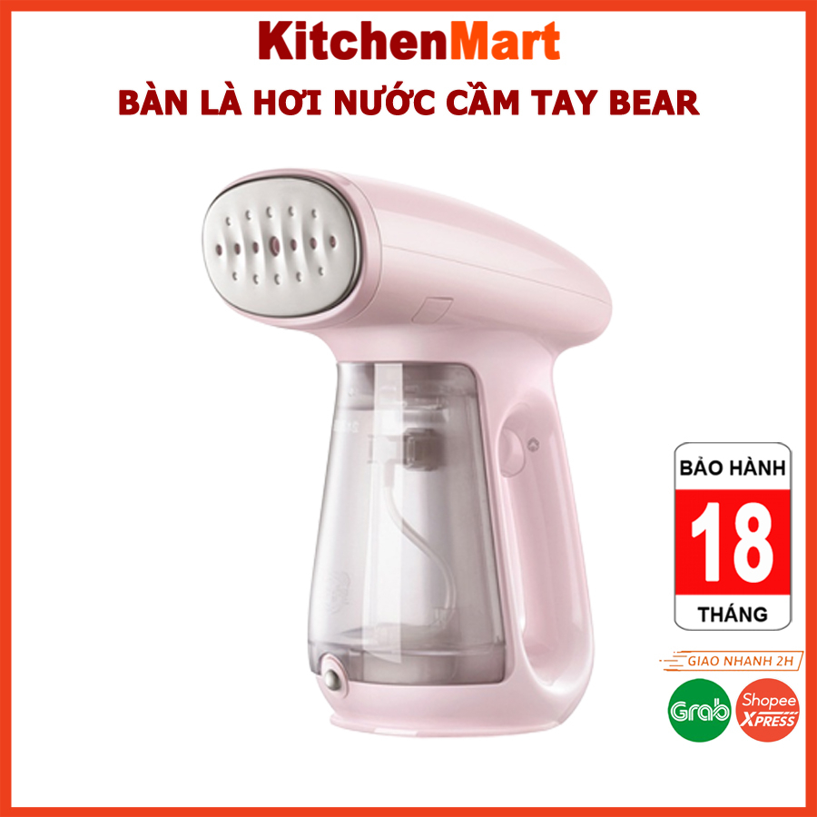 Bàn Là Hơi Nước Cầm Tay Bear Công Suất Lớn, Làm Nóng Nhanh – Kitchenmart Hàng Chính Hãng Bảo Hành 6 - 18 Tháng