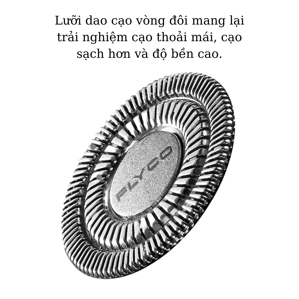 Lưỡi máy cạo râu FR8, FR6 thay thế cho các dòng máy Flyco, Poree, Kemei, Xiaomi Enchen và 4D Shaver - Chính hãng