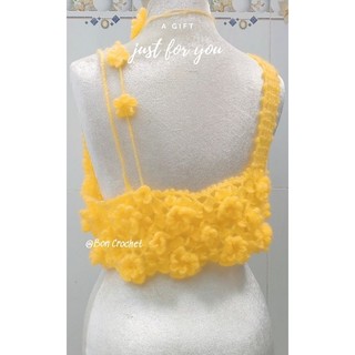 Bon Crochet [Handmade] Áo len Hoa Ban sợi len mohair