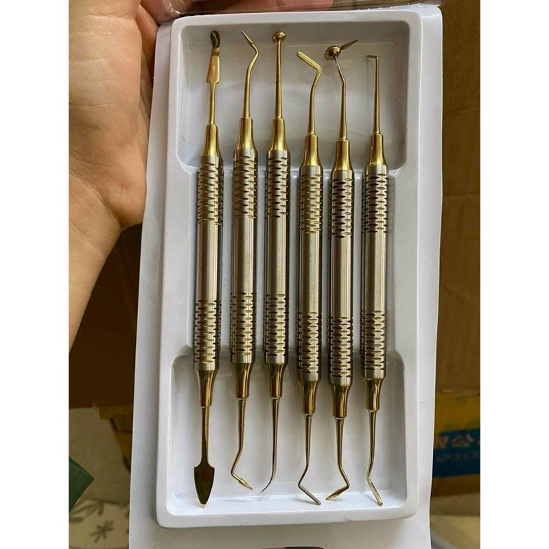 Bộ 6 cây trám xoang thẩm mỹ dùng trong nha khoa