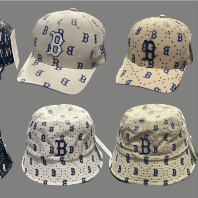 Mũ nón cặp MLB hàng Mũ nón cặp / couple logo thêu nét , tem mac chuẩn VNXK chất Jean 100%