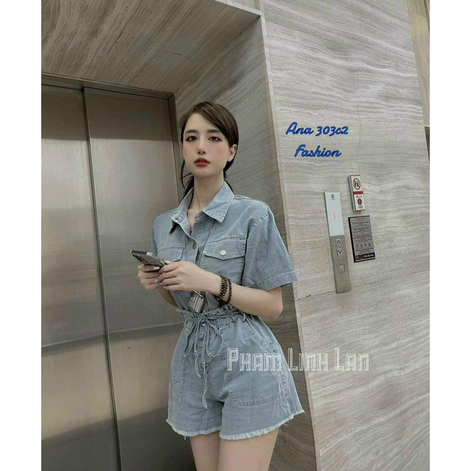 SET JEAN LƯNG THUN FREE SIZE <58KG