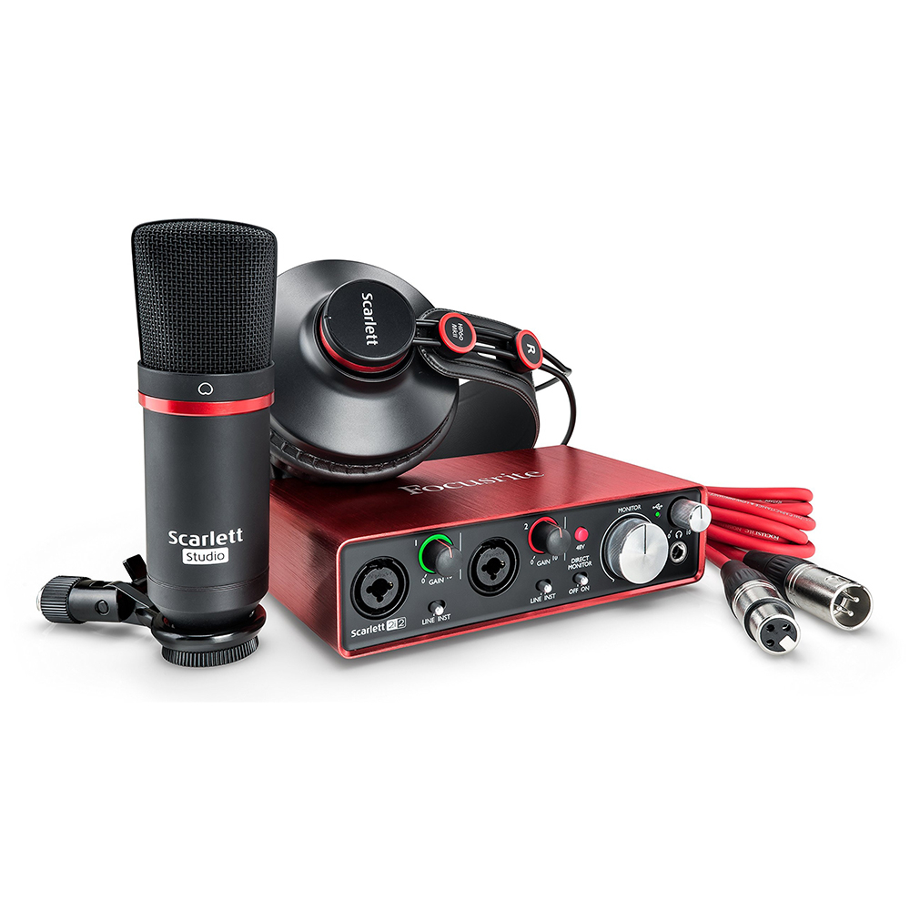 Combo Phòng Thu Focusrite Scarlett 2i2 Studio Pack 3rd Gen Chính Hãng