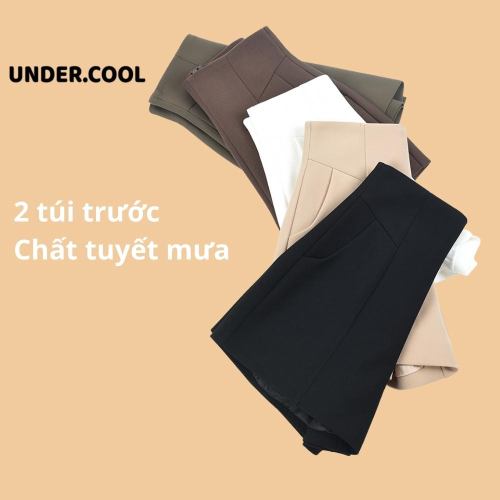 Quần Short Nữ UNDERCOOL Cạp Cao Chất Liệu Tuyết Mưa - Quần đùi nữ