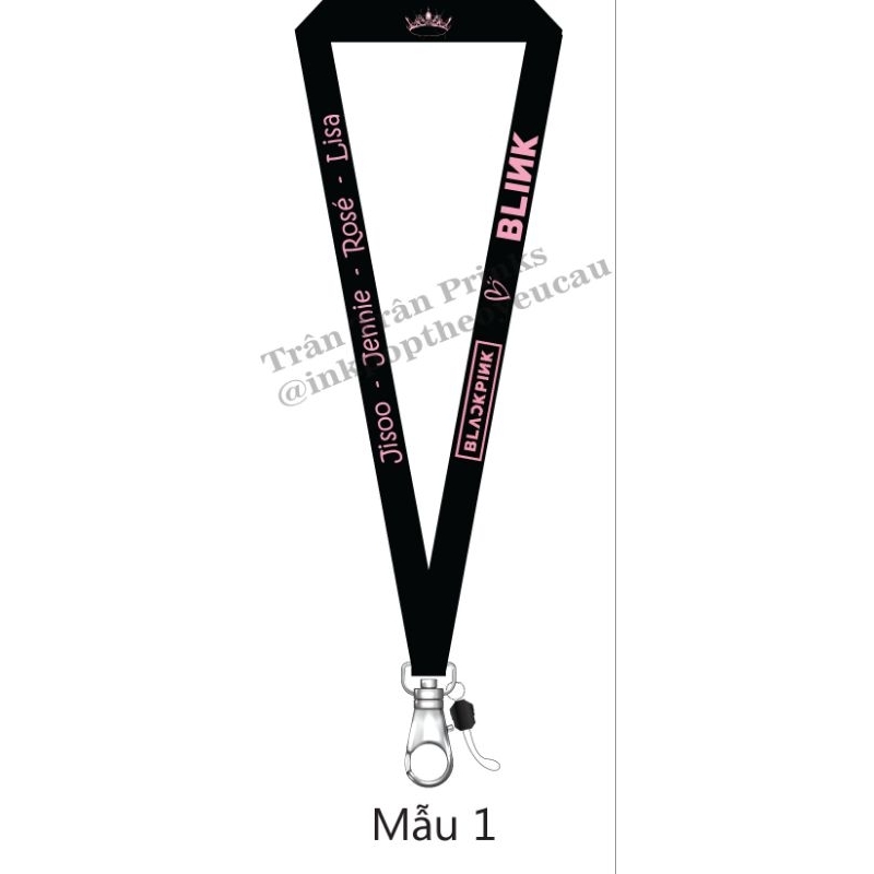 Dây đeo thẻ blackpink strap blackpink