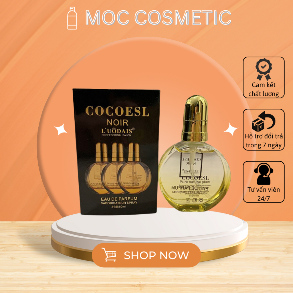 TINH DẦU DƯỠNG TÓC COCOESL NOIR LUÔDAIS CHAI VÀNG 80ML