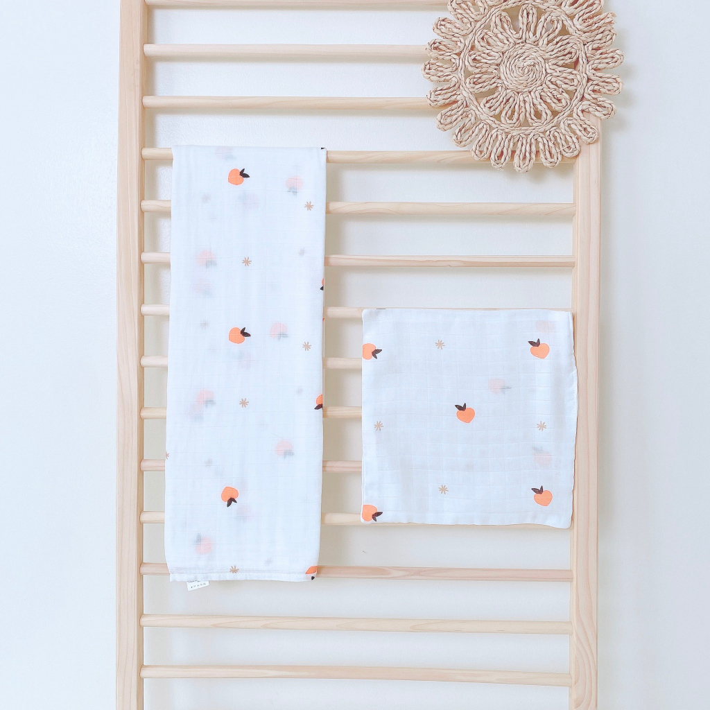 Khăn sữa monona 4 lớp thấm hút mềm mại chp bé trai và bé gái