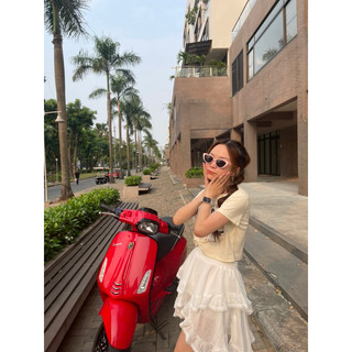 Áo croptop meomeo - [ảnh thật] - putactic