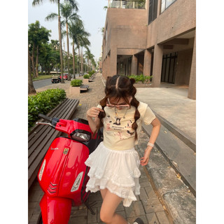 Áo croptop meomeo - [ảnh thật] - putactic