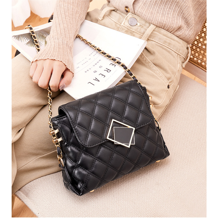 Túi xách nữ đeo chéo đa năng đựng nhiều đồ phong cách Hàn Quốc chất da lì siêu bền Capucha T307