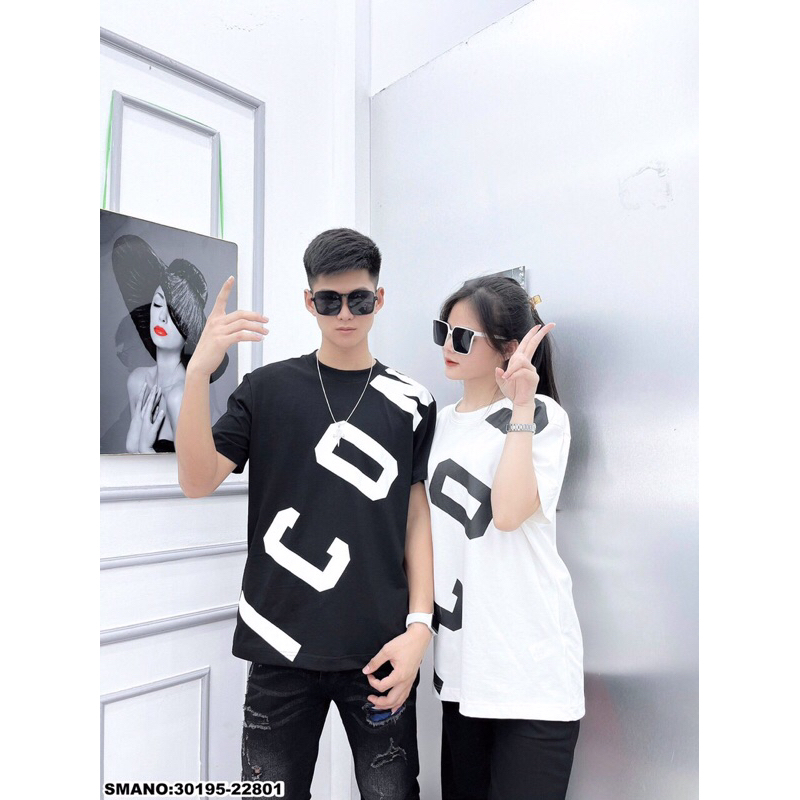 Áo Thun T-Shirt I_CON. Hàng may nét từng đường kim chất dày dặn