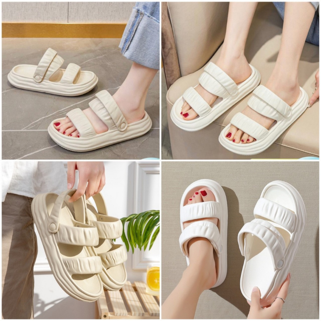 Dép SanDal đế bằng Chất Liệu EVA Siêu êm đi học, đi chơi siêu hot