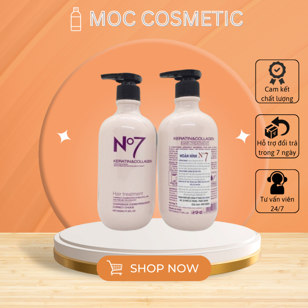 Hấp Siêu Phục Hồi Tóc No7 500ml