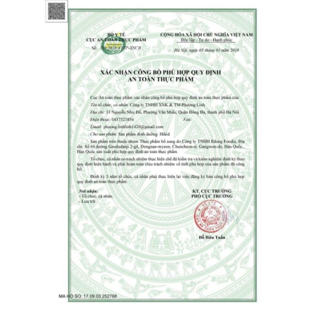 TEM PHỤ - Sữa Hikid Vani, Dê tăng chiều  Date mới 2024