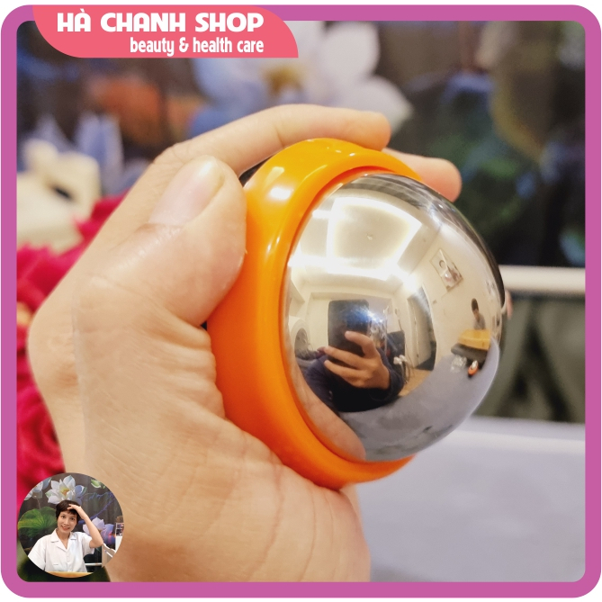 Chườm Nóng Lạnh Bóng Massage Bằng Thép Không Gỉ Xoa Bóp Vai Lưng Eo Tay Chân Giúp Thư Giãn Cơ Thể Bóng Chườm Nóng Lạnh