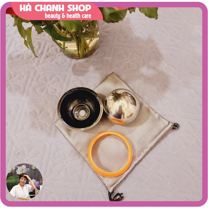Chườm Nóng Lạnh Bóng Massage Bằng Thép Không Gỉ Xoa Bóp Vai Lưng Eo Tay Chân Giúp Thư Giãn Cơ Thể Bóng Chườm Nóng Lạnh