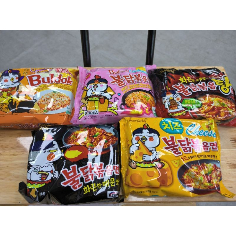 Combo 5 gói Mỳ cay Samyang pho mai