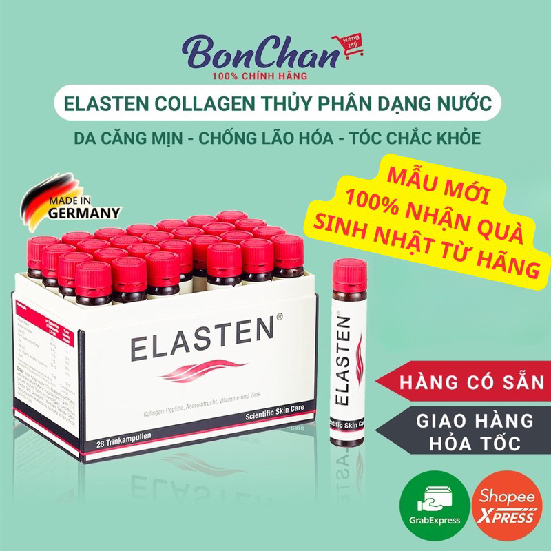 Collagen Elasten Dưỡng Da Đức Giúp Da Căng Mịn, Chống Lão Hóa, Tóc Chắc Khỏe - Collagen Dưỡng Da