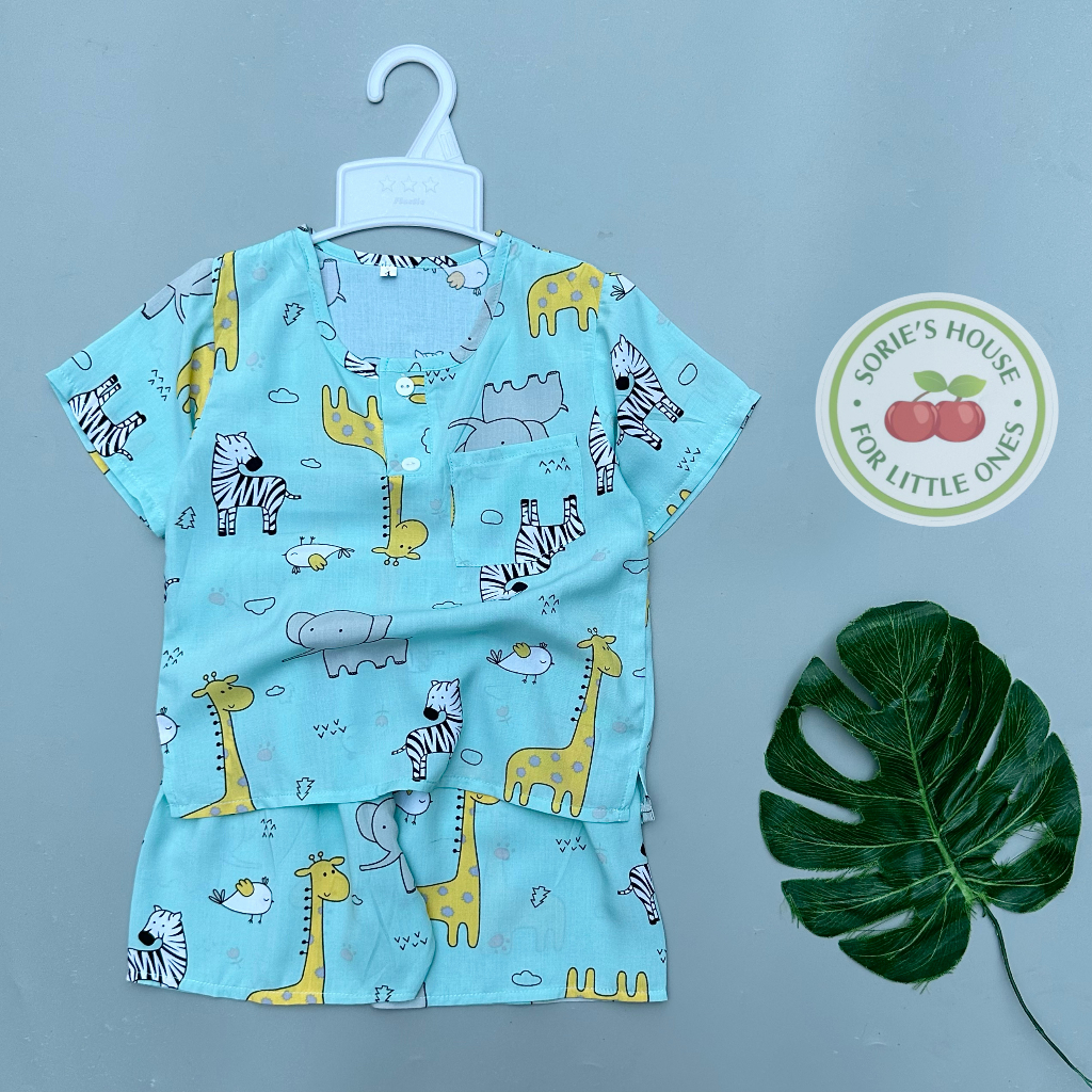 Bộ tole/lanh đùi cài trước bé trai
