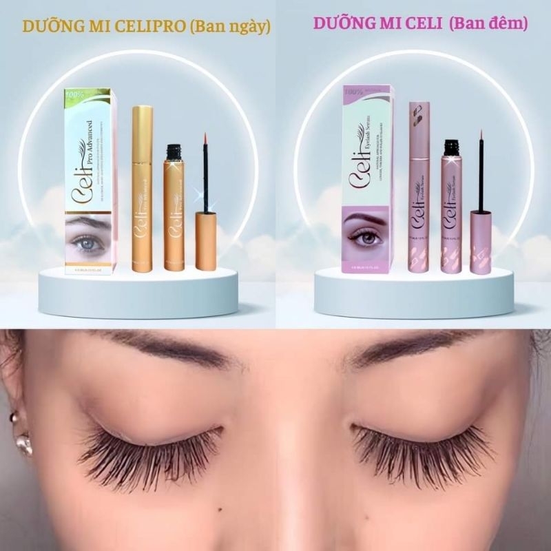 Bộ 3 Cây Serum Dưỡng Mi Mày CELI - Dưỡng Dài Mi Mày Kích Mộc Rậm Hơn