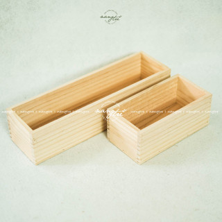 Khay gỗ chữ nhật - khay gỗ đựng đồ đa năng