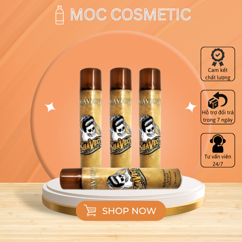KEO Gôm xịt giữ nếp tóc cứng SUAVECITO 400ML
