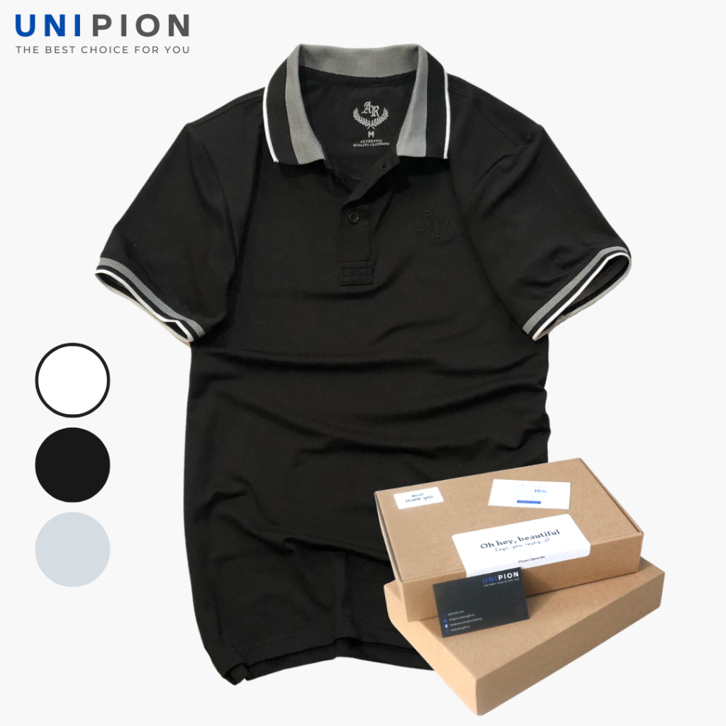 Áo polo nam ngắn tay cao cấp chất cá sấu dày dặn, co giãn chi tiết thêu nổi bật, tinh tế phong cách sang trọng